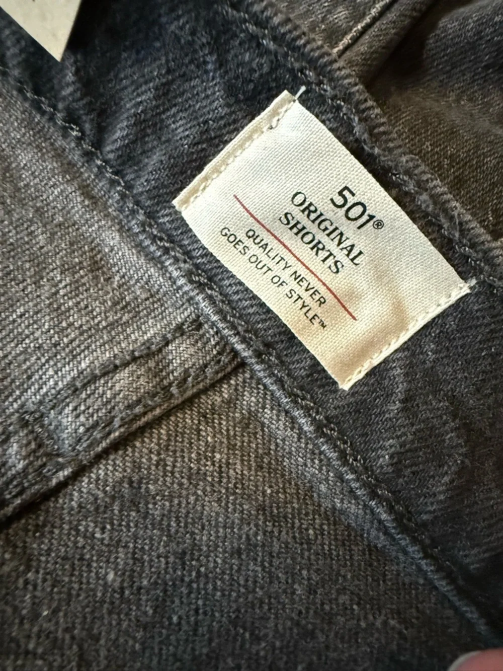 Levi's 501’s Women's Denim Cutoff Shorts Duo - Light Blue & Black - Picture 7 of 9